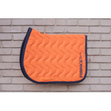 Tapijt Wavy Paddock Sports Oranje / marine
