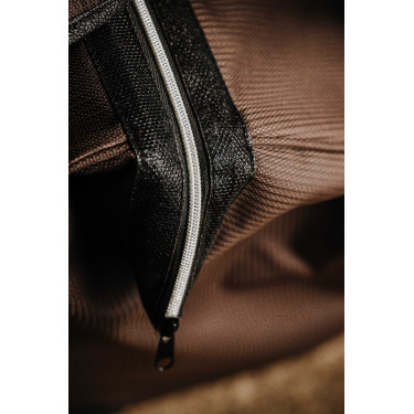 Poetstas op wieltjes Equithème Bruin