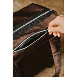 Poetstas op wieltjes Equithème Bruin