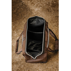 Poetstas op wieltjes Equithème Bruin