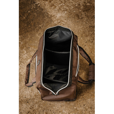 Poetstas op wieltjes Equithème Bruin