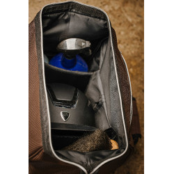 Poetstas op wieltjes Equithème Bruin