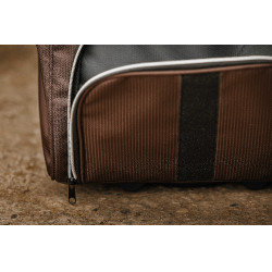 Poetstas op wieltjes Equithème Bruin