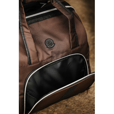 Poetstas op wieltjes Equithème Bruin