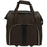 Poetstas op wieltjes Equithème Zwart