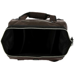 Poetstas op wieltjes Equithème Bruin