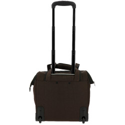 Poetstas op wieltjes Equithème Bruin