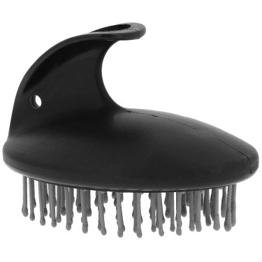 HIPPOTONIC massageborstel met zachte borstelharen Zwart