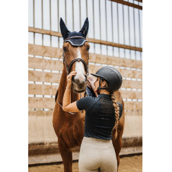 Polo Ik hou van je Equithème Alice Zwart Polo Ik hou van je Equithème Alice Zwart