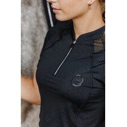 Polo Ik hou van je Equithème Alice Zwart Polo Ik hou van je Equithème Alice Zwart