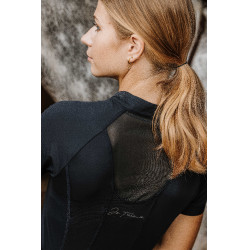 Polo Ik hou van je Equithème Alice Zwart Polo Ik hou van je Equithème Alice Zwart