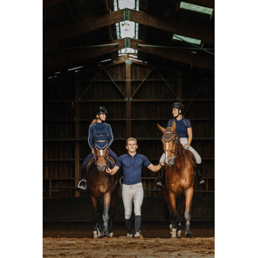 Polo Equithème Originals Agathe Marine Marineblauw