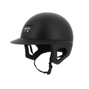 Pénélope matte helm met lange klep Mat zwart Pénélope matte helm met lange klep Mat zwart