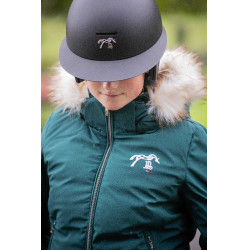 Pénélope matte helm met lange klep Mat zwart Pénélope matte helm met lange klep Mat zwart