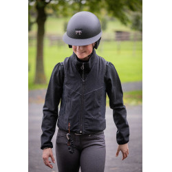 Pénélope matte helm met lange klep Mat zwart Pénélope matte helm met lange klep Mat zwart