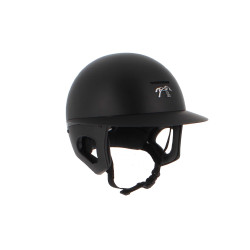 Pénélope matte helm met lange klep Mat zwart Pénélope matte helm met lange klep Mat zwart