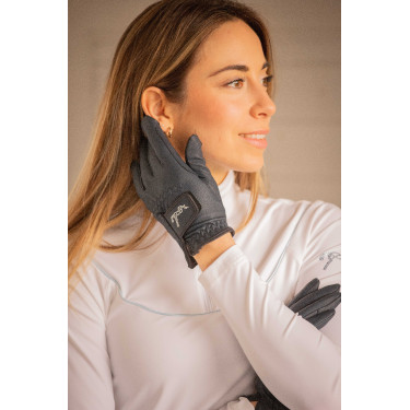 Handschoenen Eden by Pénélope Lyoni Zwart Handschoenen Eden by Pénélope Lyoni Zwart