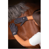 Handschoenen Eden by Pénélope Prisma Strass Marine Marineblauw