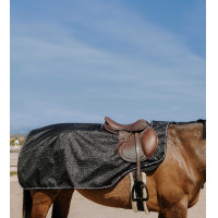 Zadeldeken Equithème Tyrex 600D Fleece Pruim Violet