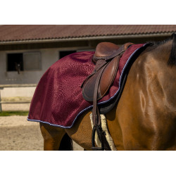 Zadeldeken Equithème Tyrex 1200D Fleece Bordeaux Zadeldeken Equithème Tyrex 1200D Fleece Bordeaux