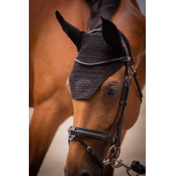 Paardendeken Pénélope Katoen Zwart