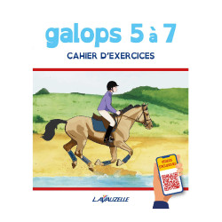 Oefenboek galop 5 tot 7 met video's Lavauzelle