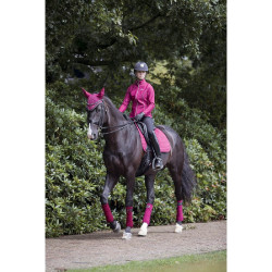 LeMieux Suede Dressuur Zadeldek Donkerpaars Bordeaux LeMieux Suede Dressuur Zadeldek Donkerpaars Bordeaux