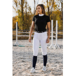 Polo Equithème Funza Korte mouwen Marineblauw