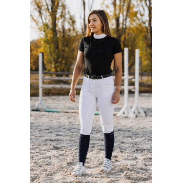 Polo Equithème Funza Korte mouwen Marineblauw