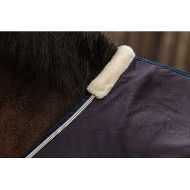 Overhemd Equithème Vague Marineblauw