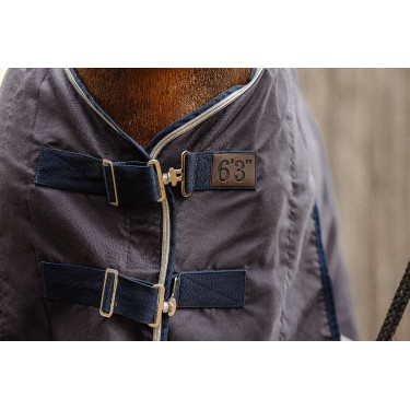 Overhemd Equithème Vague Marineblauw