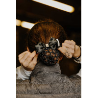 Netje haarclip voor Equithème Perle haar Zwart / wit