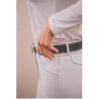 Wedstrijdpolo Pénélope Séville Mesh lange mouwen Wit