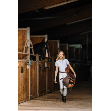 Polo Equithème Elodia Wit Polo Equithème Elodia Wit