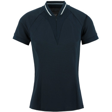 Polo Equithème Elodie Korte mouwen Marineblauw