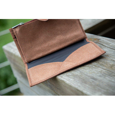 Portefeuille Pénélope Bertille Cognac Bruin