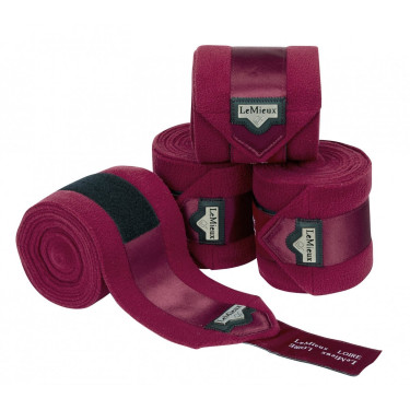Polo bandages Loire LeMieux Donkerpaars Bordeaux