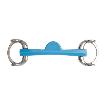 Metalen knevelbit Metalab Flexi halve maan Blauw