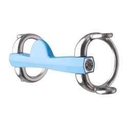 Metalen knevelbit Metalab Flexi halve maan Blauw