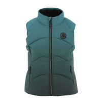 Mouwloze bodywarmer Equithème Lina kind Turkoois Blauw