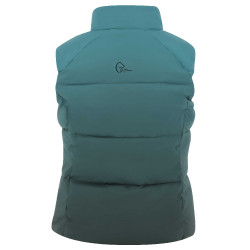 Mouwloze bodywarmer Equithème Lina kind Turkoois Blauw