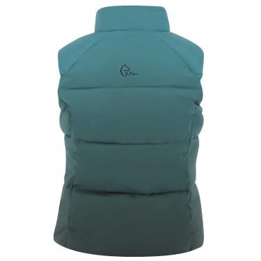 Mouwloze bodywarmer Equithème Lina kind Turkoois Blauw