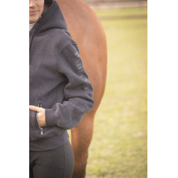 Sweatshirt Montebello Paddock Sports Zwart