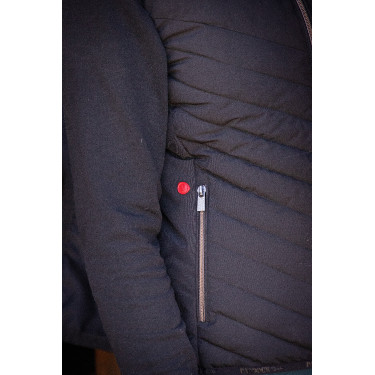 Mouwloze bodywarmer Longueil Paddock Sports Zwart