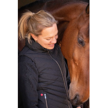 Mouwloze bodywarmer Longueil Paddock Sports Zwart