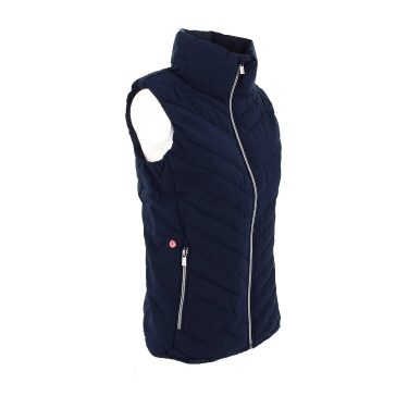 Mouwloze bodywarmer Longueil Paddock Sports Marineblauw