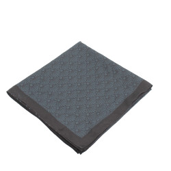 Sjaal Pénélope Mya Zwart / eendblauw