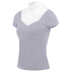 Polo Equithème Lerma korte mouwen Violet
