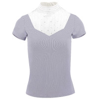 Polo Equithème Lerma korte mouwen Violet