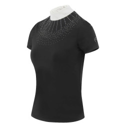 Polo Equithème London korte mouwen Zwart